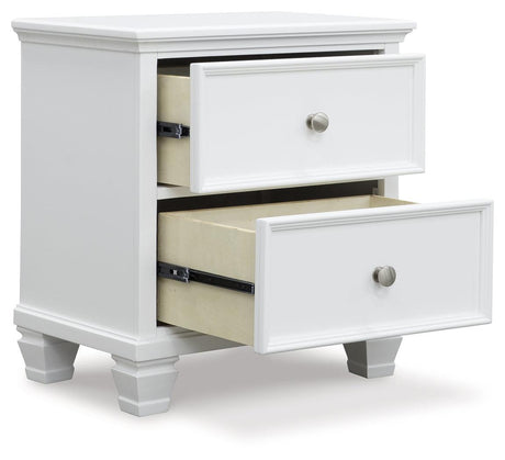 Fortman White Nightstand by Ashley at Eve Furniture