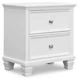 Fortman White Nightstand by Ashley at Eve Furniture