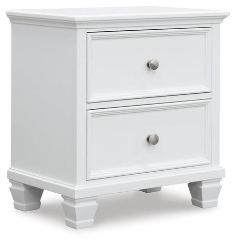 Fortman White Nightstand by Ashley at Eve Furniture