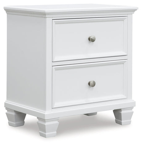 Fortman White Nightstand