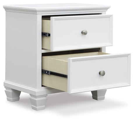 Fortman White Nightstand