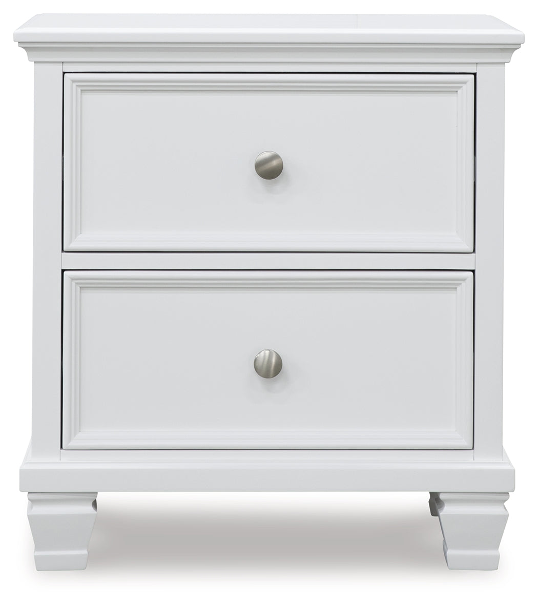 Fortman White Nightstand