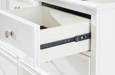 Fortman White Panel Bedroom Set by Ashley at Eve Furniture