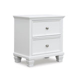 Fortman White Panel Bedroom Set by Ashley at Eve Furniture