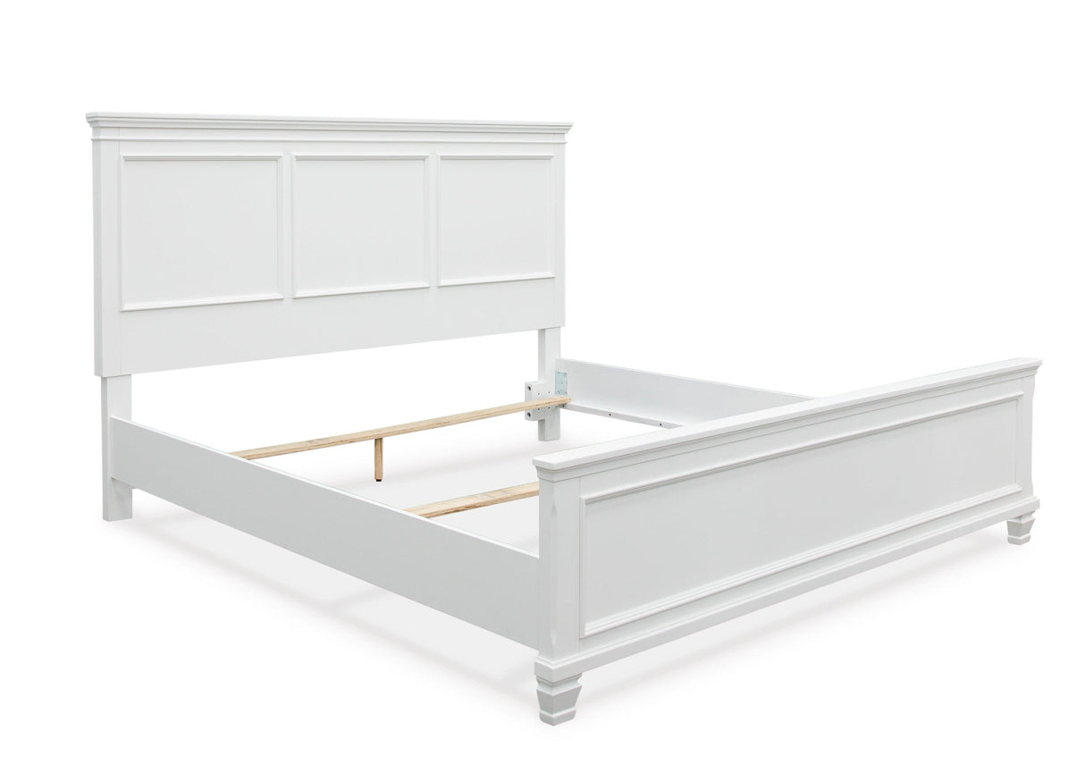 Fortman White Panel Bedroom Set by Ashley at Eve Furniture