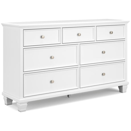 Fortman White Panel Storage Bedroom Set by Ashley at Eve Furniture