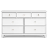 Fortman White Panel Storage Bedroom Set by Ashley at Eve Furniture
