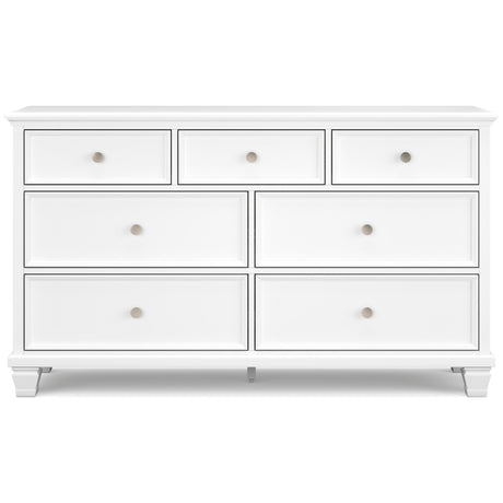 Fortman White Panel Storage Bedroom Set by Ashley at Eve Furniture