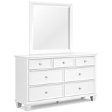 Fortman White Panel Storage Bedroom Set by Ashley at Eve Furniture