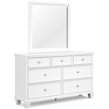 Fortman White Panel Storage Bedroom Set by Ashley at Eve Furniture