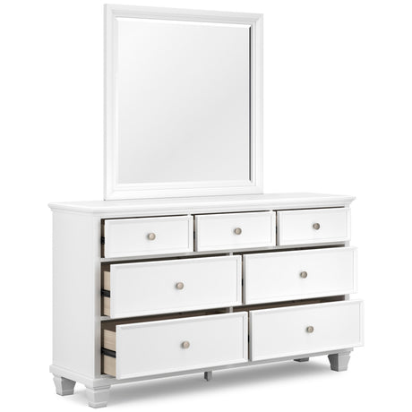 Fortman White Panel Storage Bedroom Set by Ashley at Eve Furniture