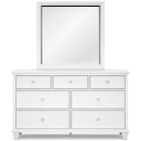 Fortman White Panel Storage Bedroom Set by Ashley at Eve Furniture