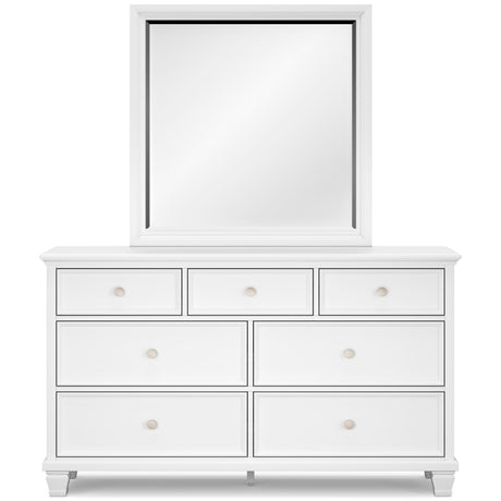 Fortman White Panel Storage Bedroom Set by Ashley at Eve Furniture
