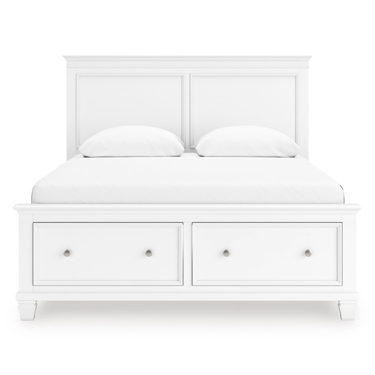Fortman White Panel Storage Bedroom Set by Ashley at Eve Furniture