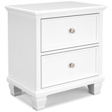 Fortman White Panel Storage Bedroom Set by Ashley at Eve Furniture