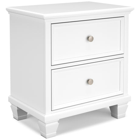 Fortman White Panel Storage Bedroom Set by Ashley at Eve Furniture