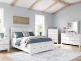 Fortman White Panel Storage Bedroom Set by Ashley at Eve Furniture