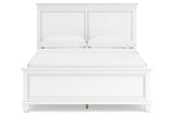 Fortman White Queen Panel Bed by Ashley at Eve Furniture