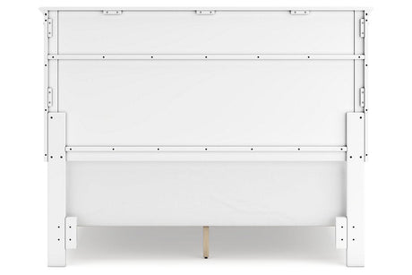 Fortman White Queen Panel Bed by Ashley at Eve Furniture