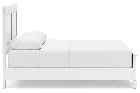Fortman White Queen Panel Bed by Ashley at Eve Furniture