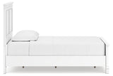 Fortman White Twin Panel Bed by Ashley at Eve Furniture