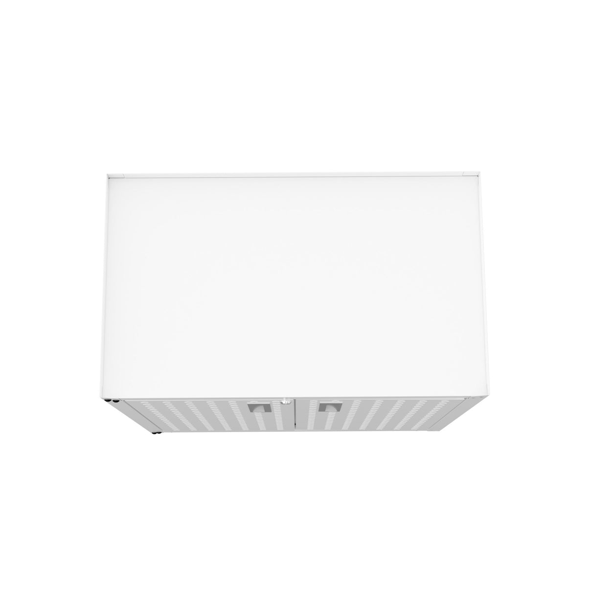 Fortress 31.5" Mobile Garage Cabinet with Shelves in White by Manhattan Comfort at Eve Furniture