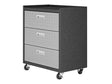 Fortress 31.5" Mobile Garage Chest with Drawers in Grey by Manhattan Comfort at Eve Furniture