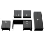 Fortress 6-Piece Garage Set in Charcoal Grey by Manhattan Comfort at Eve Furniture