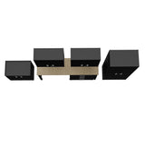 Fortress 6-Piece Garage Set in Charcoal Grey by Manhattan Comfort at Eve Furniture