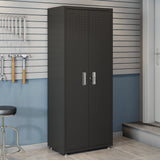 Fortress 6-Piece Garage Set in Charcoal Grey by Manhattan Comfort at Eve Furniture