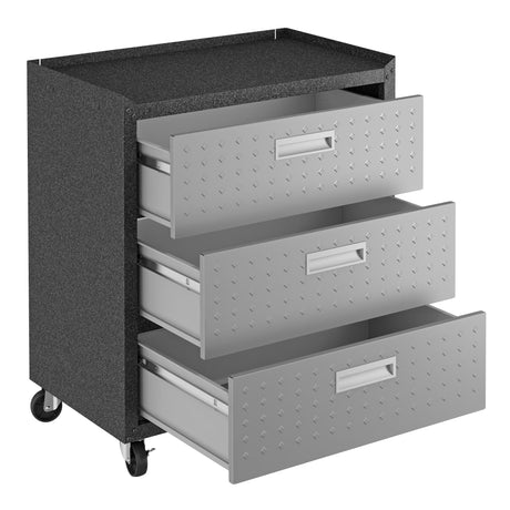 Fortress 6-Piece Garage Set in Grey by Manhattan Comfort at Eve Furniture