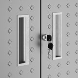 Fortress 6-Piece Garage Set in Grey by Manhattan Comfort at Eve Furniture