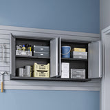 Fortress 6-Piece Garage Set in Grey by Manhattan Comfort at Eve Furniture