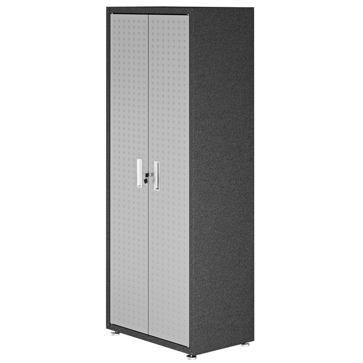 Fortress 74.8" Tall Garage Cabinet in Grey by Manhattan Comfort at Eve Furniture
