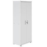 Fortress 74.8" Tall Garage Cabinet in White by Manhattan Comfort at Eve Furniture
