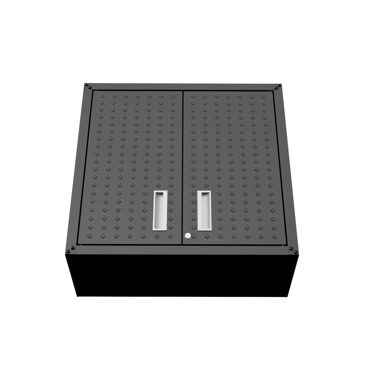 Fortress Floating Garage Cabinet in Charcoal Grey (set of 2) by Manhattan Comfort at Eve Furniture