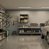 Fortress Floating Garage Cabinet in Grey by Manhattan Comfort at Eve Furniture