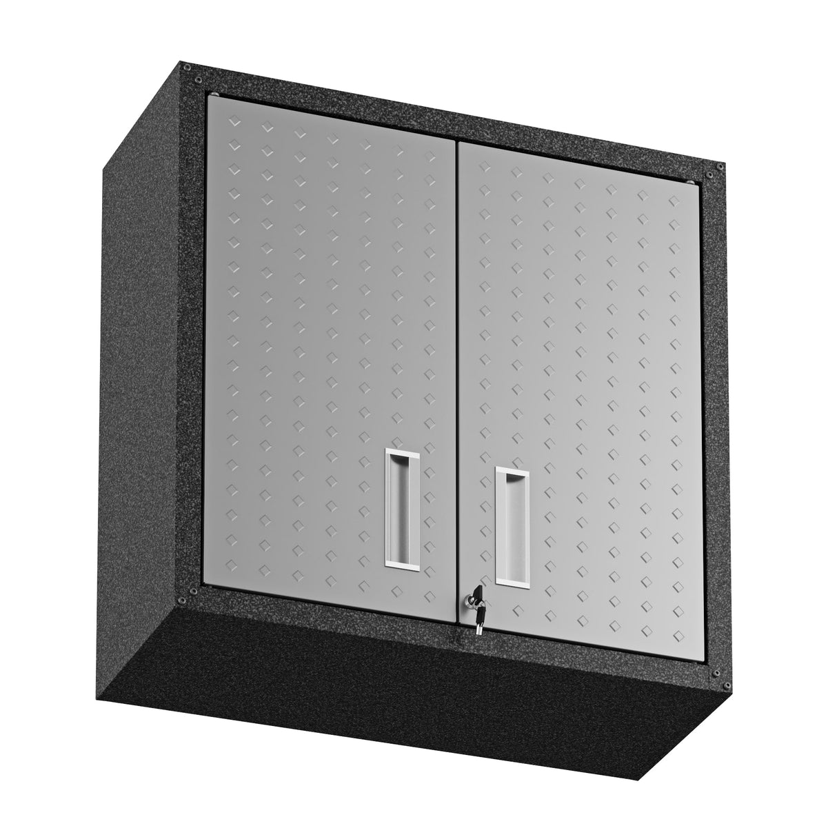 Fortress Floating Garage Cabinet in Grey by Manhattan Comfort at Eve Furniture