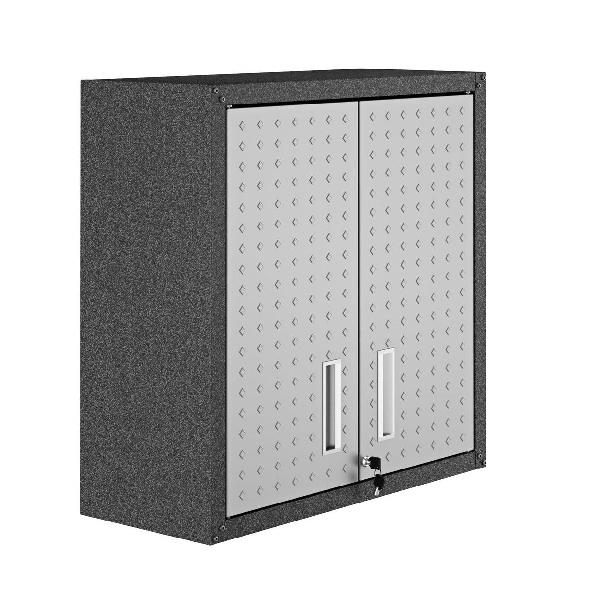 Fortress Floating Garage Cabinet in Grey by Manhattan Comfort at Eve Furniture