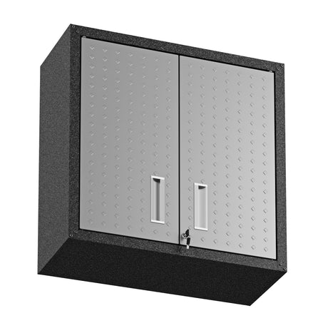 Fortress Floating Garage Cabinet in Grey by Manhattan Comfort at Eve Furniture