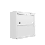 Fortress Floating Garage Cabinet in White by Manhattan Comfort at Eve Furniture