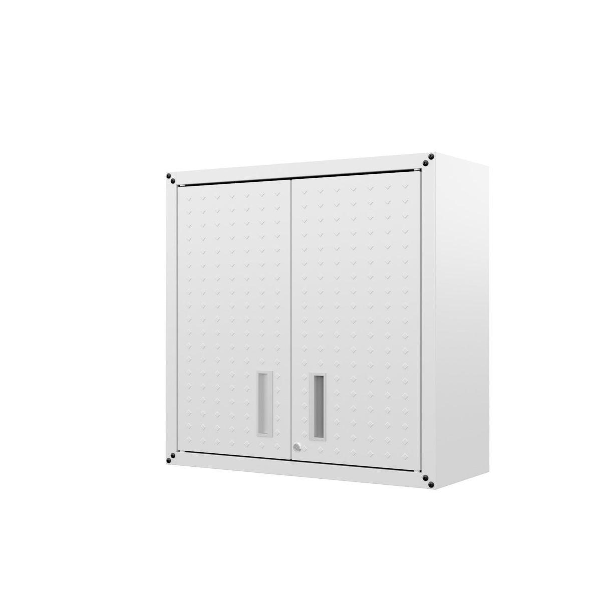 Fortress Floating Garage Cabinet in White by Manhattan Comfort at Eve Furniture