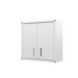 Fortress Floating Garage Cabinet in White by Manhattan Comfort at Eve Furniture