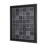 Forty-Eight by Natalia Boychenko-Tariq Hand-Embellished Textured Framed Artwork Matted under Glass by Mercana at Eve Furniture