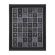 Forty-Eight by Natalia Boychenko-Tariq Hand-Embellished Textured Framed Artwork Matted under Glass by Mercana at Eve Furniture