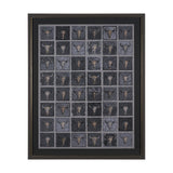 Forty-Eight by Natalia Boychenko-Tariq Hand-Embellished Textured Framed Artwork Matted under Glass by Mercana at Eve Furniture