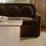 Forum Cream Beige Marble Side Table by MOES at Eve Furniture
