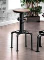 Foskey Antique Black Bar Chair Set of 2 by Furniture of America at Eve Furniture