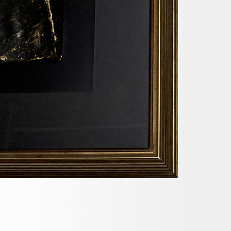 Fossil II by Studio M a handmade Original Framed Artwork under Glass by Mercana at Eve Furniture