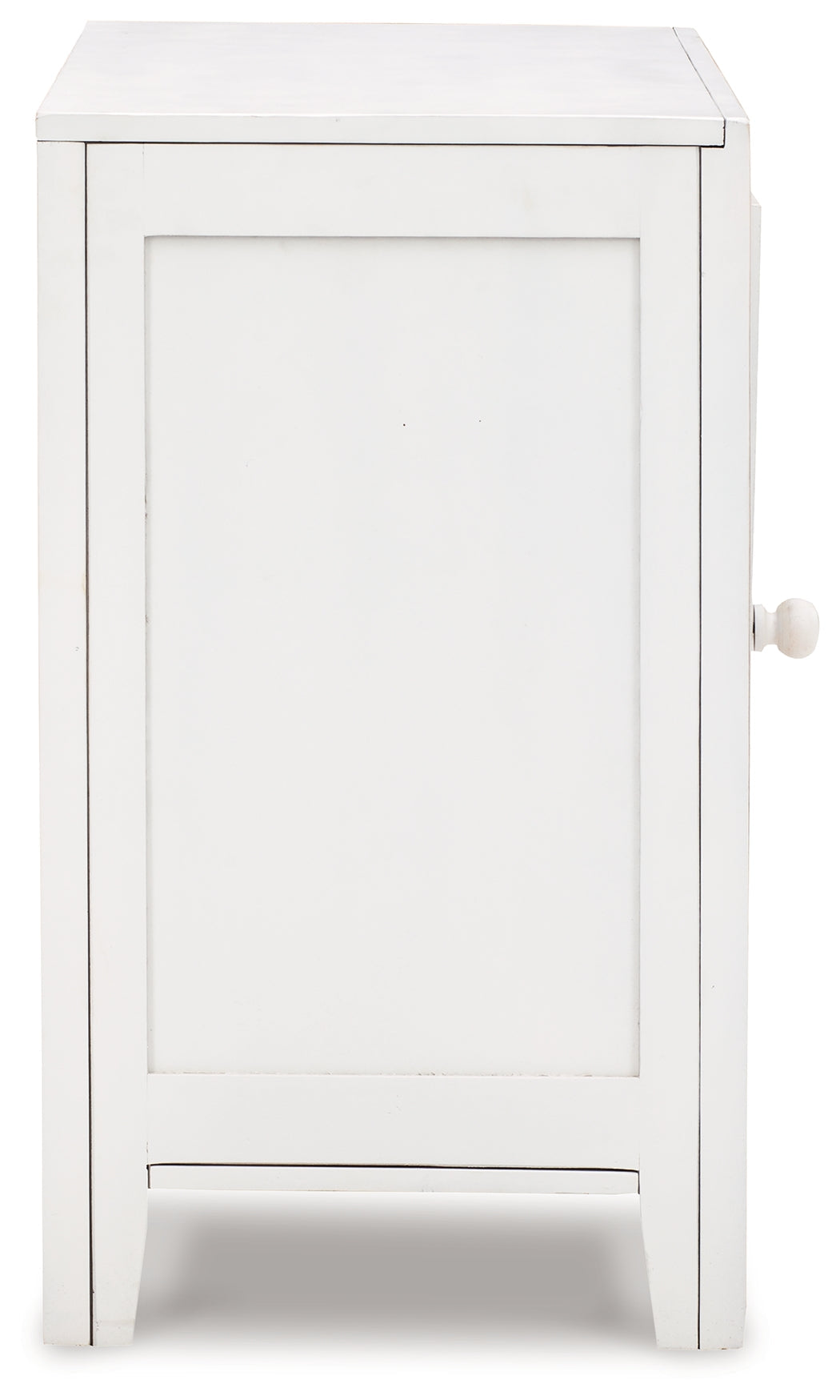 Fossil Ridge White Accent Cabinet